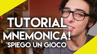 TUTORIAL MNEMONICA  Tecniche per la memoria  VERO TUTORIAL [upl. by Atiner]