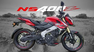 Bajaj Pulsar NS400z  Review first impressions [upl. by Ridgley841]