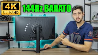 MONITOR 4K COM 144HZ BARATO ANÁLISE COMPLETA SUPERFRAME EPIC 4K [upl. by Kathrine]