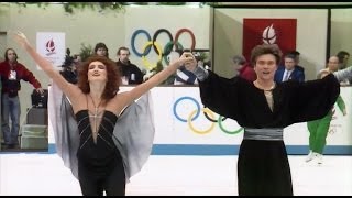 HD Marina Klimova and Sergei Ponomarenko  1992 Albertville Olympic  Free Dance [upl. by Alfonso]