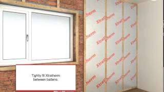 Xtratherm Drylining MF BetweenOver Battens [upl. by Zeuqram]