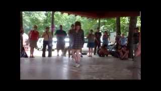 Clifftop 2014  Flatfoot Dancing Workshop Dance Demonstration [upl. by Namzzaj627]