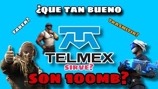 ¿Que tan Buenos son 100 megas de Internet Telmex  ¿Para que sirven [upl. by Desireah]