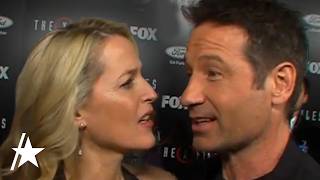 XFiles’ Romance Rumors Did David Duchovny Ever Hit On Gillian Anderson  Access Hollywood [upl. by Montanez]