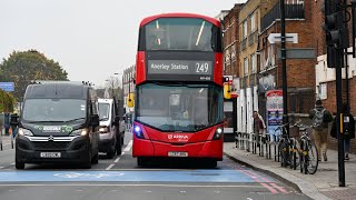 Londons Buses at Tooting Bec 24th November 2021 [upl. by Aicercal]