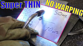 How To Mig Weld SUPER Thin Metal with NO WARPING [upl. by Nial625]