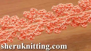 Crochet Lace Tape Ribbon with Picots How to Crochet a Cord [upl. by Flem161]