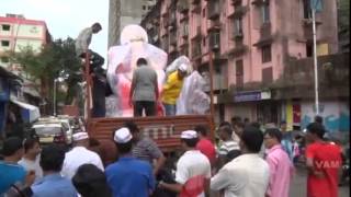 2015 Making of kolhapurcha raja ganesh [upl. by Shewchuk]