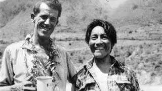 Edmund Hillary and Tenzing Norgay climb Everest  1953 archive video [upl. by Laeynad636]