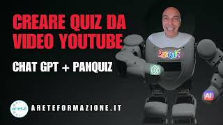 Creare QUIZ da video di Youtube con Chat Gpt e PanQuiz [upl. by Snyder]