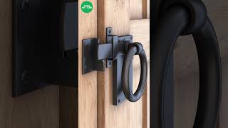 Wooden door latch latch lock gate [upl. by Nicolau]