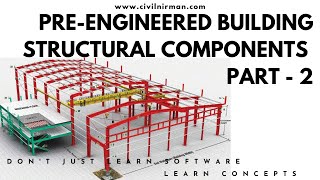 Pre Engineering Building Structural Components Part 2 [upl. by Enos]