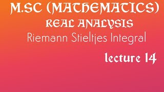 Riemann Stieltjes integral theorem 10 part2 [upl. by Alle]