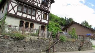 Walk back to Bacharach from Steeg along Biucherstrasse in Germany Middle Rhine [upl. by Osrick454]