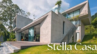 Modern House Design That Flows on the Hillside Stella Casa Inspiration [upl. by Faucher]