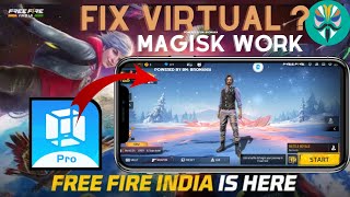 Vmos Pro Magisk Work in Free Fire Fix [upl. by Yajet]