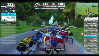 Zwift  Race Zwift Racing League  Open OCEANIA Western Division 1 D on Sugar Cookie in Watopia [upl. by Arundell]