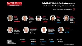 Oct 26 2023 Reliable PV Module Design Conference [upl. by Hinch]