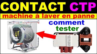 Machine à laver lave linge en panne comment tester le contact de porte washing machine door contact [upl. by Denzil]