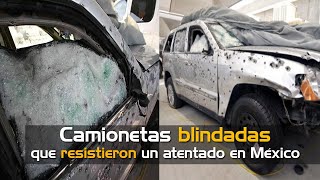 Camionetas blindadas que resistieron hasta 800 impactos en México [upl. by Nette]