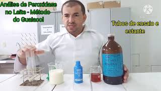 Análise de Peroxidase no Leite  Método de Guaiacol [upl. by Adnahsam646]