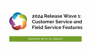 2024 Release Wave 1  Customer Service and Field Service Features  Insights with C5 Insight [upl. by Reade]