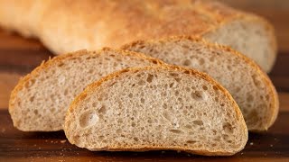 THE BEST bread for bruschetta for the New Year Wheat rye BREAD without kneading Sandwich bread [upl. by Hamid]