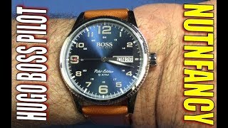 Hugo Boss Pilot Watch Nutnfancy [upl. by Coplin]