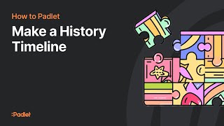 How to make a history timeline on Padlet [upl. by Elylrac318]