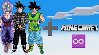 Dragon ball Characters in Minecraft Modegokugokusgokuisongokudbzdbsanime dragonballz edit [upl. by Domph586]