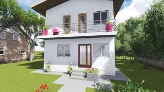 Proiect casa parter cu etaj Brandusa by AIA Proiect [upl. by Alaine]