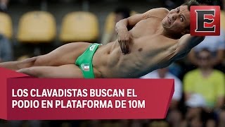 Iván García y Germán Sánchez en la final de clavados [upl. by Ueihtam]