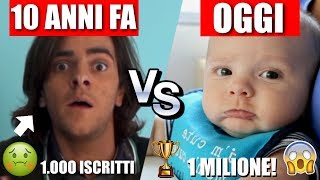 YOUTUBE  10 ANNI FA VS OGGI  iPantellas [upl. by Alekat]