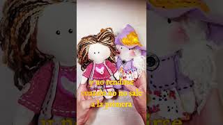 como hacer muñecas de trapo ragdolls doll diy [upl. by Dolphin]