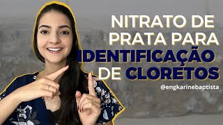 Nitrato de prata para identificação de cloretos no concreto  engenharia diagnóstica [upl. by Medin705]