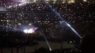 Froch vs Groves 2 Groves full entry Wembley London bus live [upl. by Anivlek]