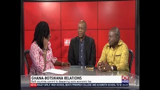 GhanaBotswana Relations  The Pulse on JoyNews 5719 [upl. by Nodarb]