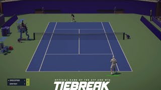 Tallon GRIEKSPOOR vs Grigor DIMITROV US Open 24 Round 3 🥎 TIEBREAK Gameplay tiebreak [upl. by Pierre]