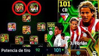 🤟 ASI JUEGA FORLAN amp RAUL 101 EPICO La Mejor Dupla del Juego  eFootball Mobile [upl. by Arytas]