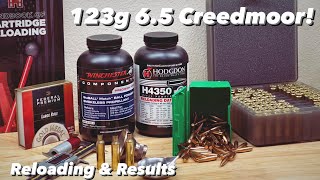 65 Creedmoor 123g Sierra  StaBALL Match amp H4350 Reloading and Results [upl. by Sup]