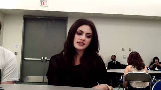 Phoebe Tonkin Talks The Secret Circle at ComicCon 2011 [upl. by Anelaf]