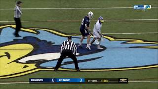 Delaware Mens Lacrosse vs Monmouth [upl. by Namsu579]