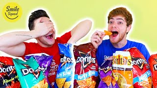 Blind Taste Test Doritos  Smile Squad Comedy [upl. by Elocn]