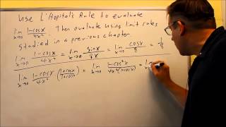 Using L Hopitals Rule and Limit Rules to Find a Limit [upl. by Ybrik]