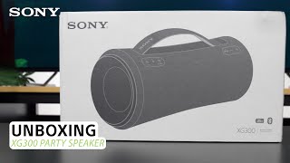 Sony  SRSXG300 Portable Party Speaker  Unboxing [upl. by Mailand]