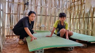 Orphan boy and Mute girl Bed design sleep  Earn money to buy mats to make ends meet l Life orphan [upl. by Mohun]