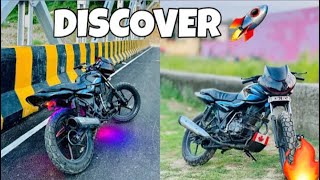 Modified discover bike 🔥💸automobile modified discover viralvideos bikeride viralvideo [upl. by Lathe]