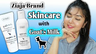 SKINCARE with Goats Milk  ZIAJA Goats Milk Cleanser amp Cleansing Toner Review  ZIAJA BANGLADESH [upl. by Htiaf405]