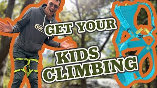 Edelrid Kids Climbing Harnesses  TreeStuff Product Profile [upl. by Atteval524]