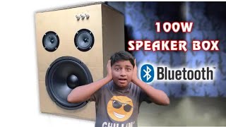 How to Make a Big Speaker at Home  How to make Big Bluetooth speaker  Speaker  Bluetooth speaker [upl. by Annaeed]